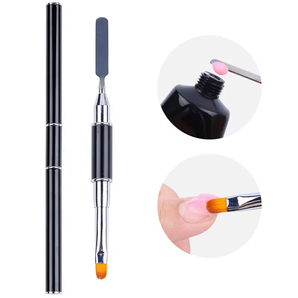 Gel Brush-Double Sided With Cover