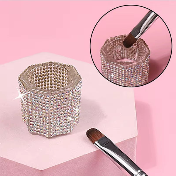 Small Rhinestone Dappen Dish