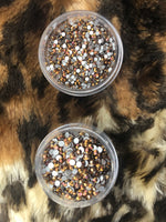 KB Pink Gold Crystal Stones