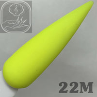 Neon Yellow GLOW Acrylic 22M