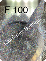 Glitter F100 Holographic Silver