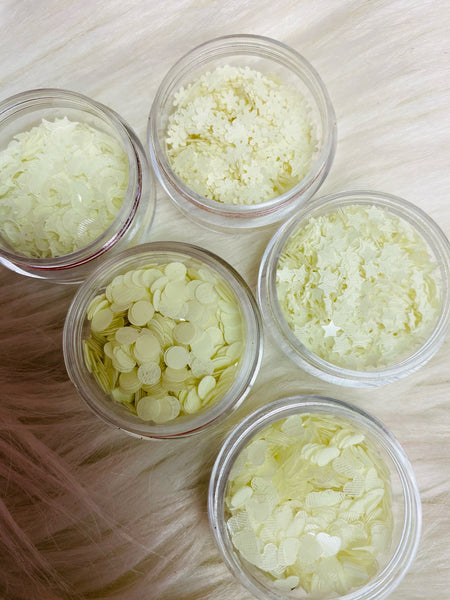 Glow in the dark Glitter Collection