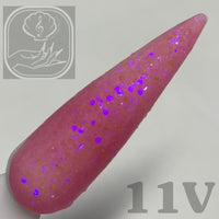 Ghost Pink Chunky Glitter Acrylic 11V