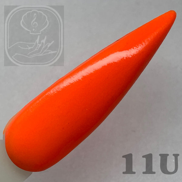 Bright Orange GLOW Acrylic 11U