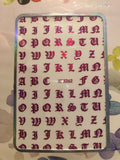 KB Old English Letter stickers