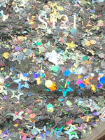 Glitter S121 Holographic Stars