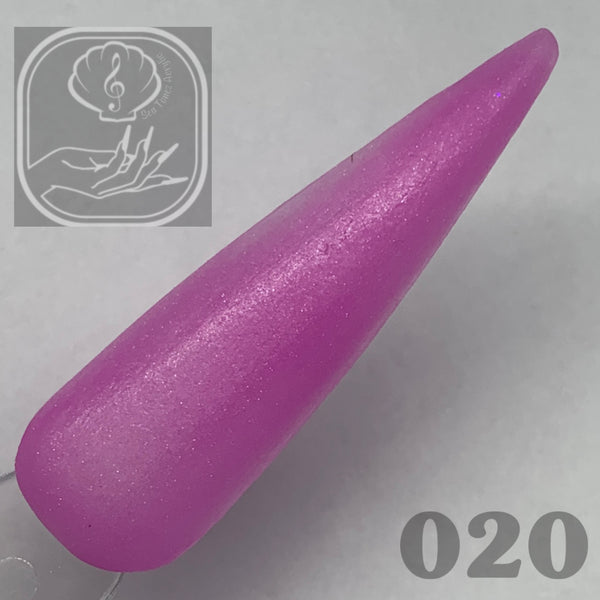 Sheer Pink GLOW Acrylic 020