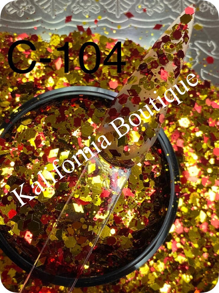 Glitter C104 chunky autumn