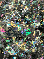 Glitter S130 Numbers