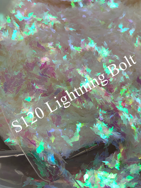 Glitter S120 lightning bolt