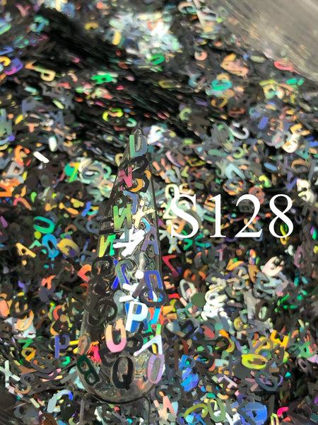 Glitter S128 Letters