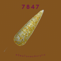 7847 Glittery Yellow/Orange