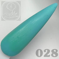 Flat Teal Turquoise Acrylic 028