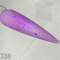 Lavender GLOW Glitter Acrylic 730